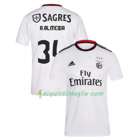 Divisa di Calcio Benfica Andre Almeida 34 Trasferta 2018/2019